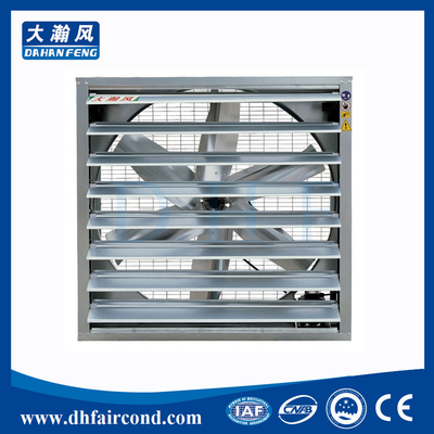 الصين DHF نوع الحزام 400mm مروحة العادم / مروحة الهواء / مروحة التهوية الجزء السفلي من المحرك المزود